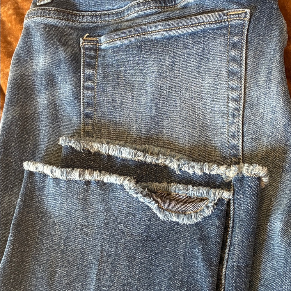 Carve Designs Blue Straight Leg Jeans - Picture 6 of 7